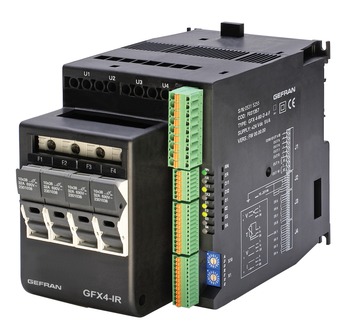 GFX4-IR Temperaturregulator, regulator, ventilregulator, regulator med integrerat solid state relä och multzonsreglering